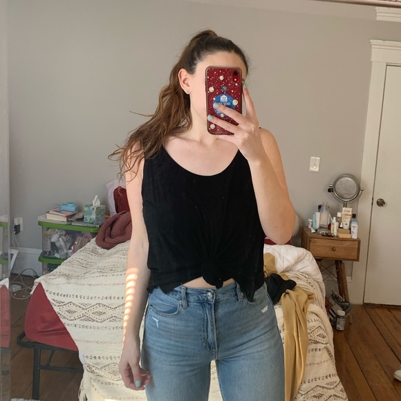 Cotton On Tops - plain black tank